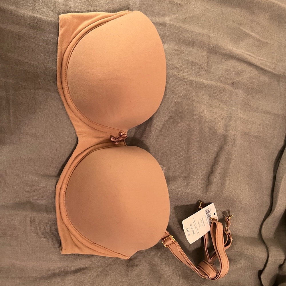NWT Soma Convertible Strapless Bra Nude 34C